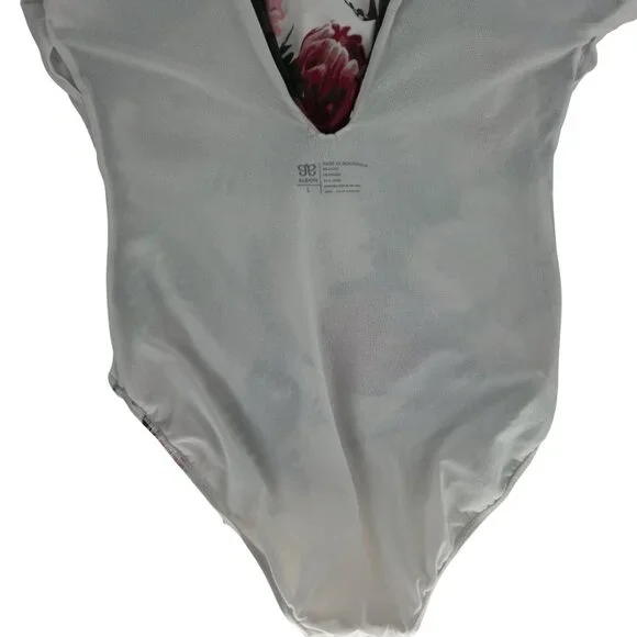 Albion Swimsuit One-Piece Desert Rose Cape Feminine Floral Sexy Modest Beach Sun - Picture 9 of 15